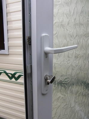 static caravan double glazing doors
