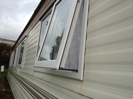 static caravan double glazing windows in Devon