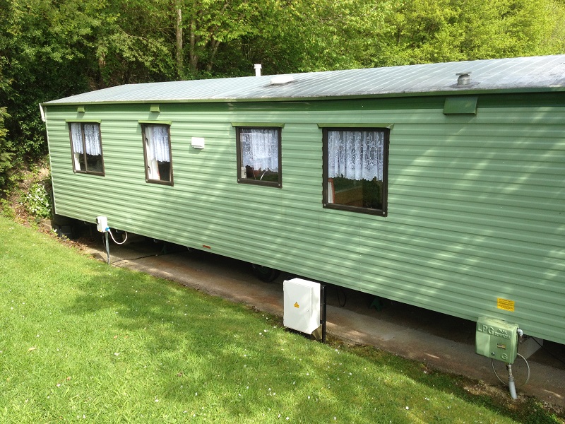 static caravan double glazing in Powys , North Wales 