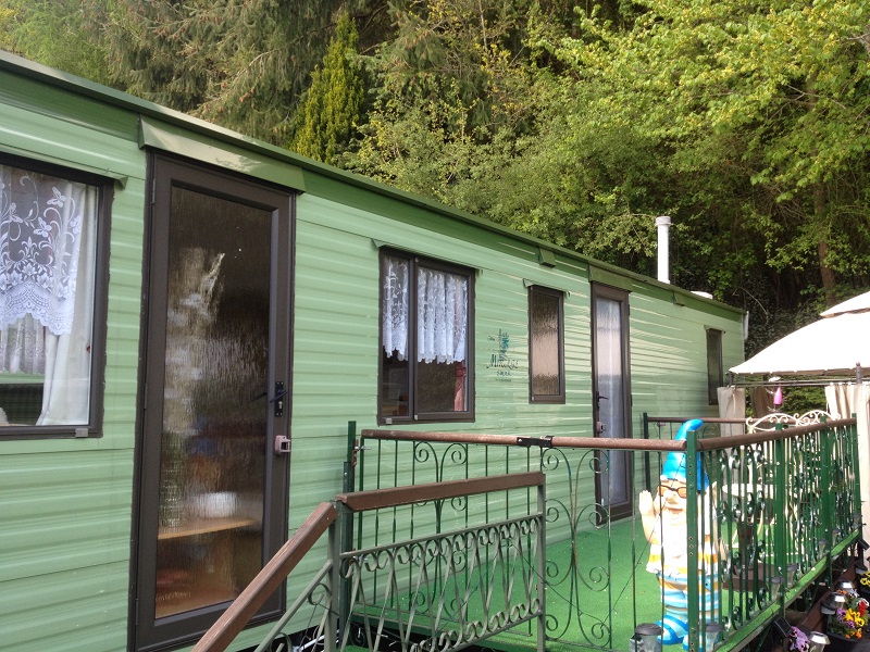 static caravan double glazing in Powys , North Wales 