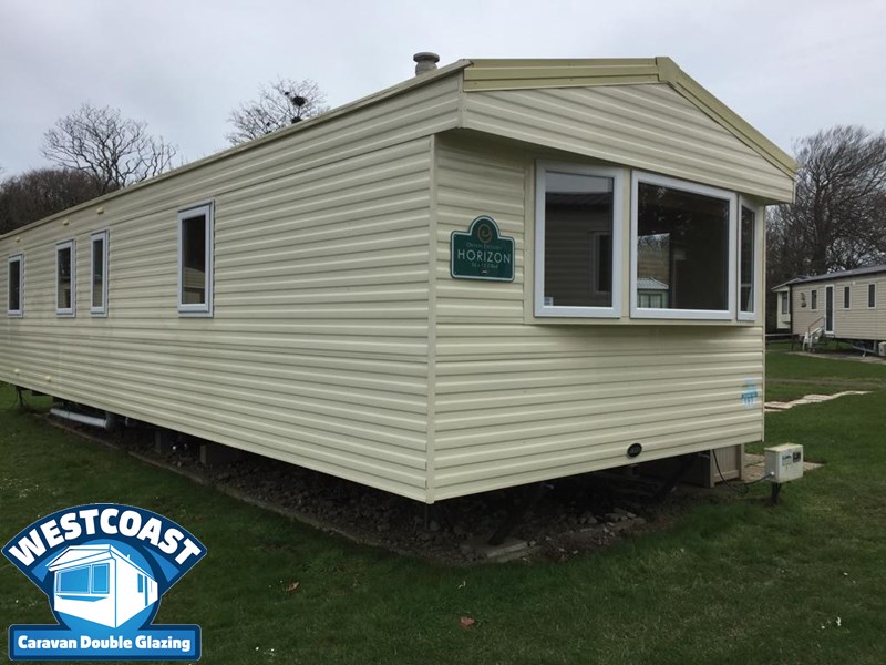 how much does it cost to install static caravan double glazing 
