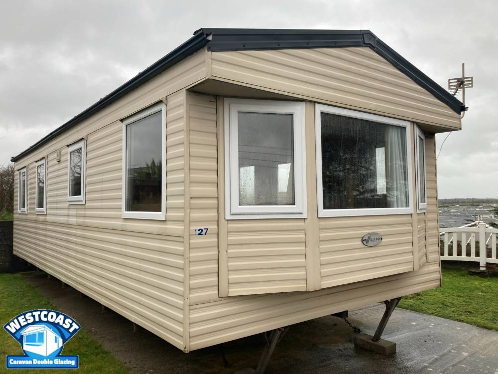 slimline static caravan double glazing installers in Somerset