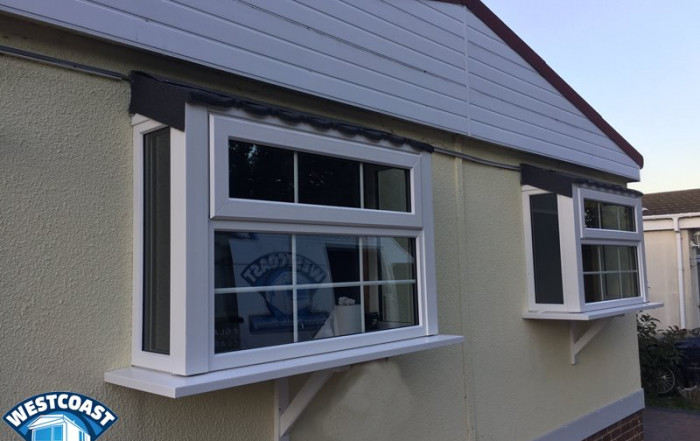 park homes cladding and windows