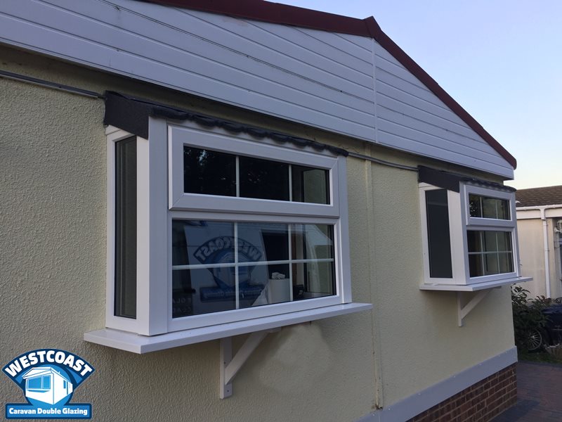 park homes cladding and windows