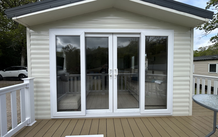 twin sliding patio doors for static caravans