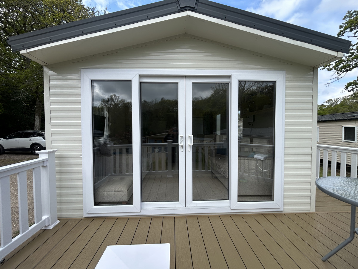 twin sliding patio doors for static caravans